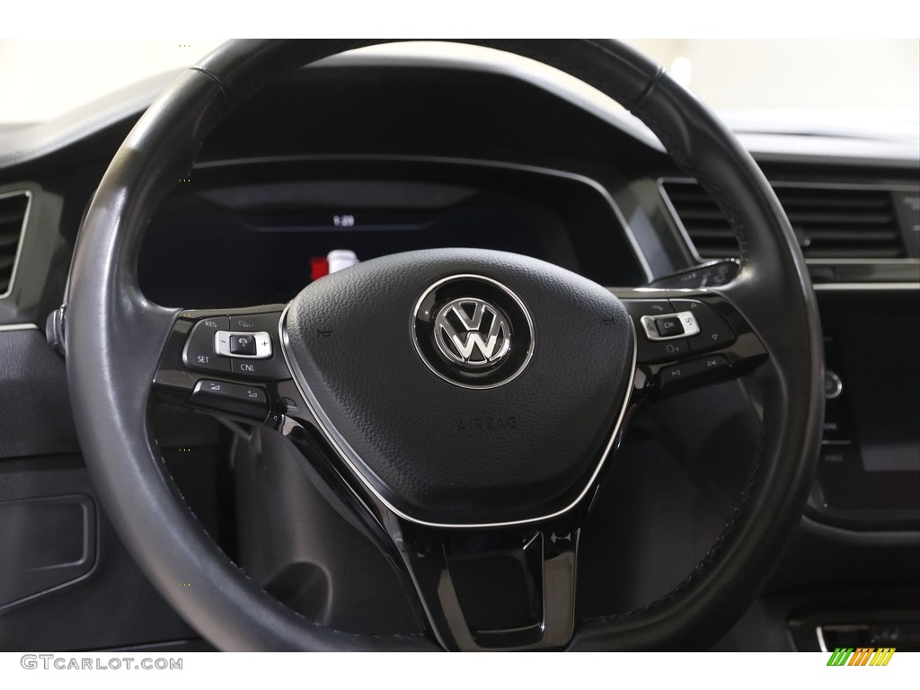 2018 Volkswagen Tiguan SEL Premium 4MOTION Titan Black Steering Wheel Photo #143834152