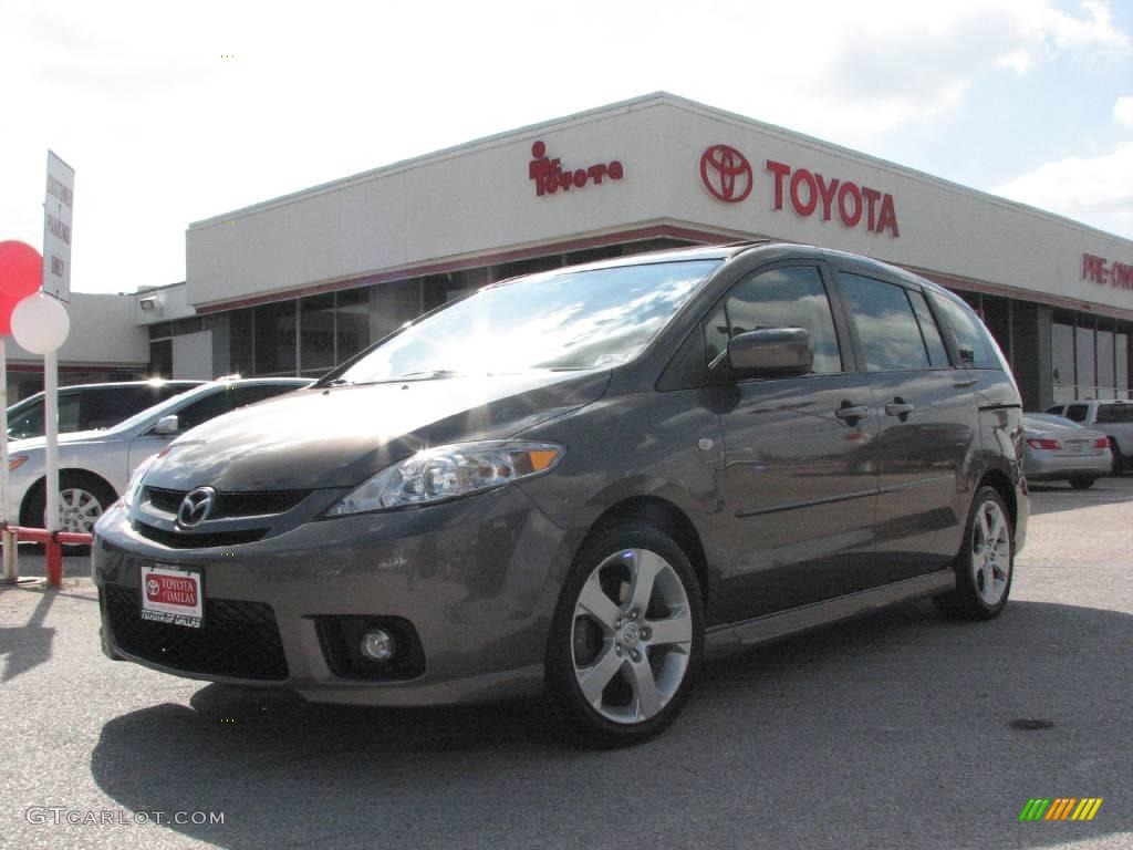 2007 MAZDA5 Sport - Galaxy Gray Mica / Black photo #2