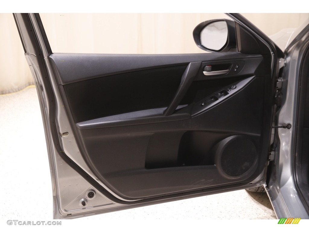 2012 MAZDA3 i Sport 4 Door - Liquid Silver Metallic / Black photo #4