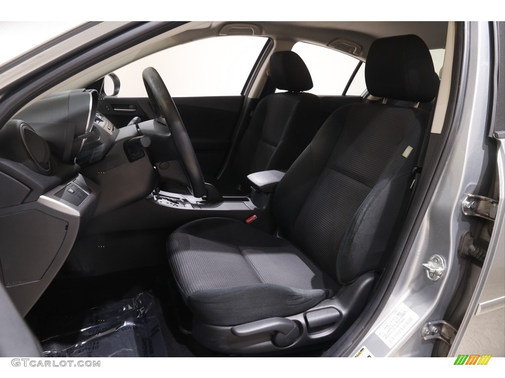 2012 MAZDA3 i Sport 4 Door - Liquid Silver Metallic / Black photo #5