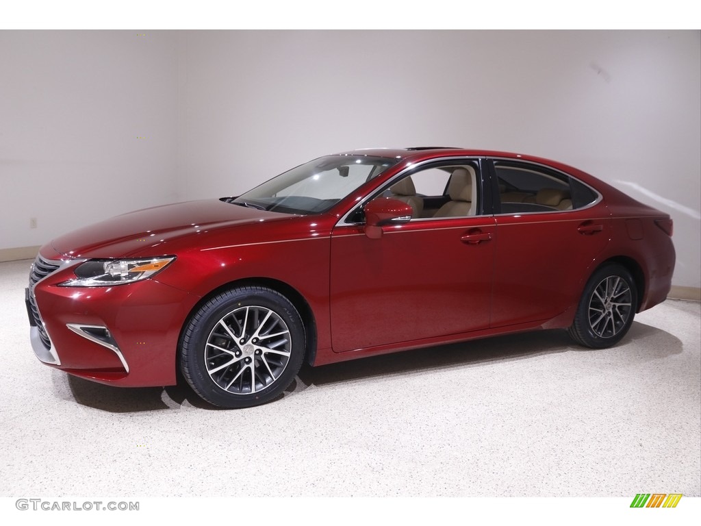2017 ES 350 - Matador Red Mica / Parchment photo #3