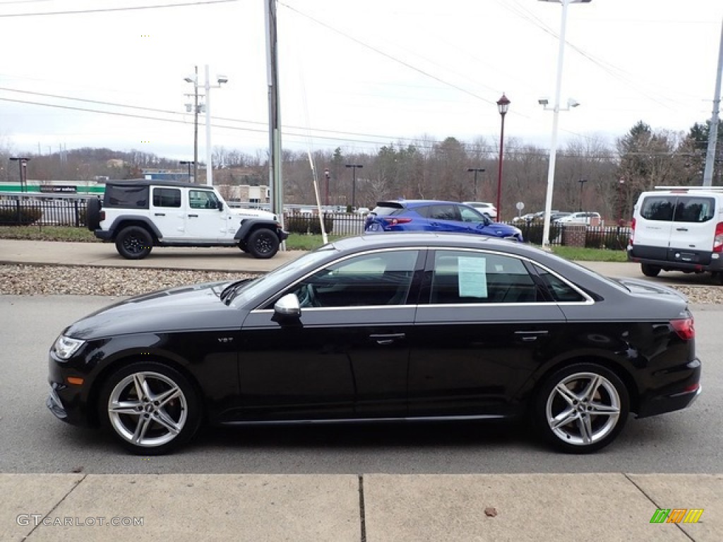 Brilliant Black 2018 Audi S4 Premium Plus quattro Sedan Exterior Photo #143835634