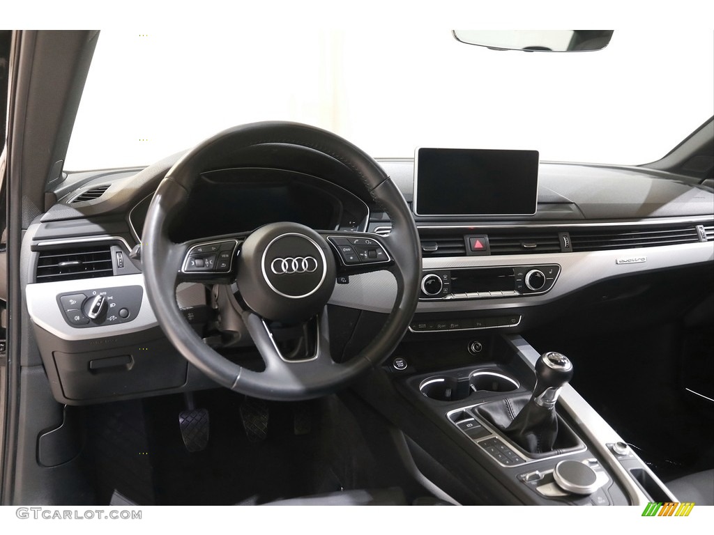 2017 Audi A4 2.0T Premium Plus quattro Black Dashboard Photo #143835754