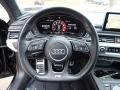 Black 2018 Audi S4 Premium Plus quattro Sedan Steering Wheel