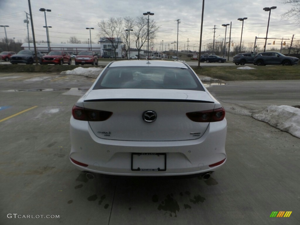2022 Mazda3 Premium Sedan AWD - Snowflake White Pearl Mica / Black photo #5
