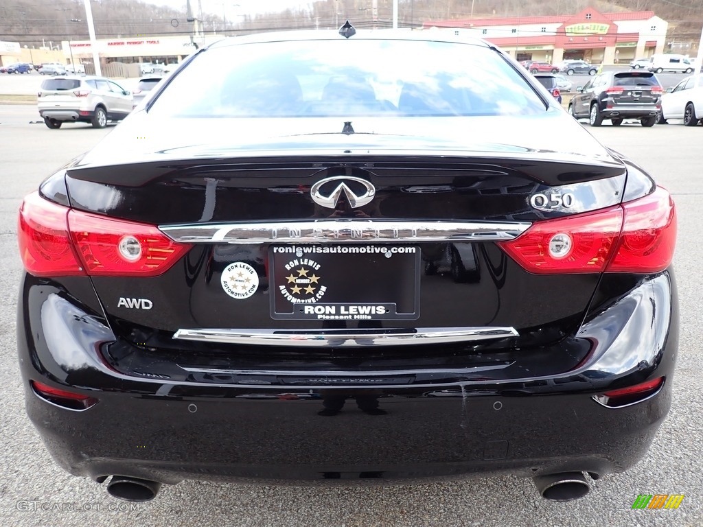 2016 Q50 3.0t AWD - Black Obsidian / Graphite photo #4