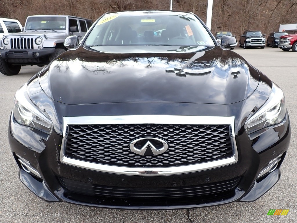 2016 Q50 3.0t AWD - Black Obsidian / Graphite photo #9