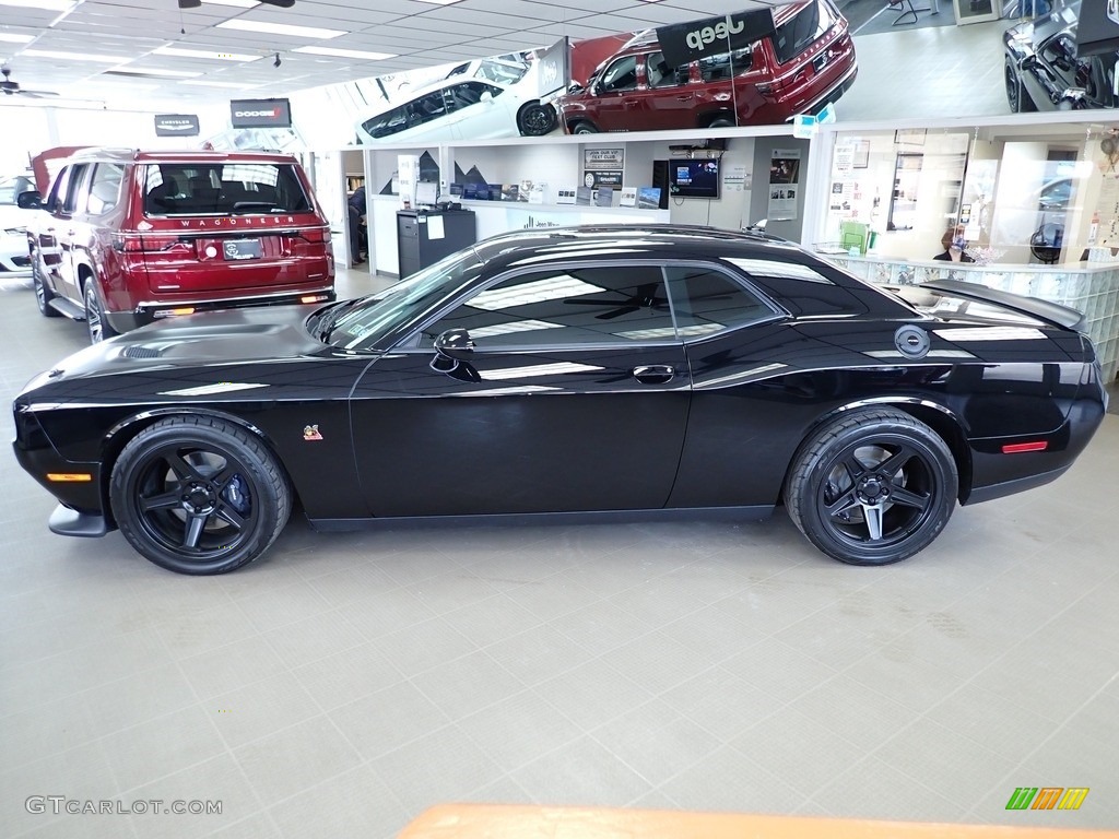 Pitch Black 2021 Dodge Challenger R/T Scat Pack Exterior Photo #143837947
