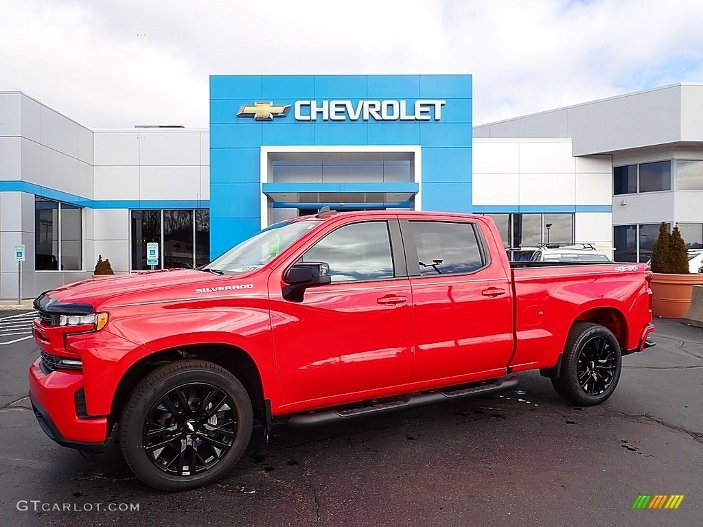 2020 Silverado 1500 RST Crew Cab 4x4 - Red Hot / Jet Black photo #1