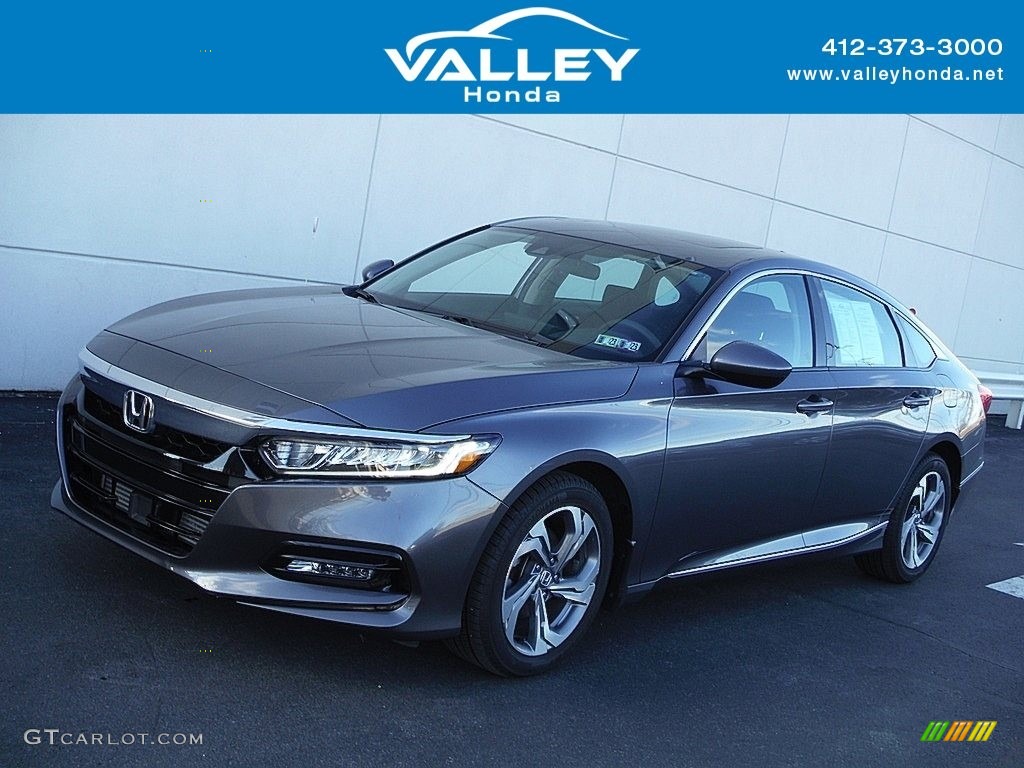 2019 Accord EX Sedan - Modern Steel Metallic / Black photo #1