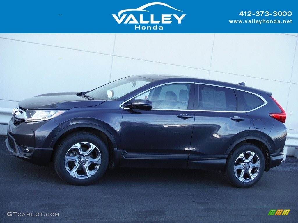 2019 CR-V EX AWD - Gunmetal Metallic / Gray photo #2