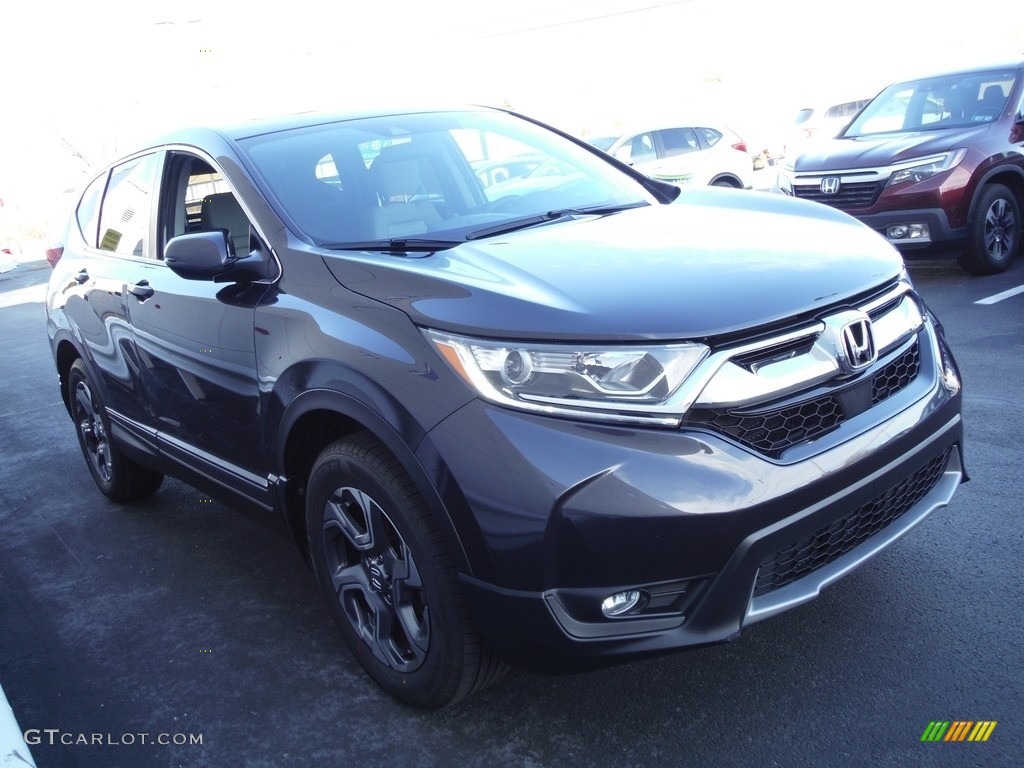 2019 CR-V EX AWD - Gunmetal Metallic / Gray photo #6
