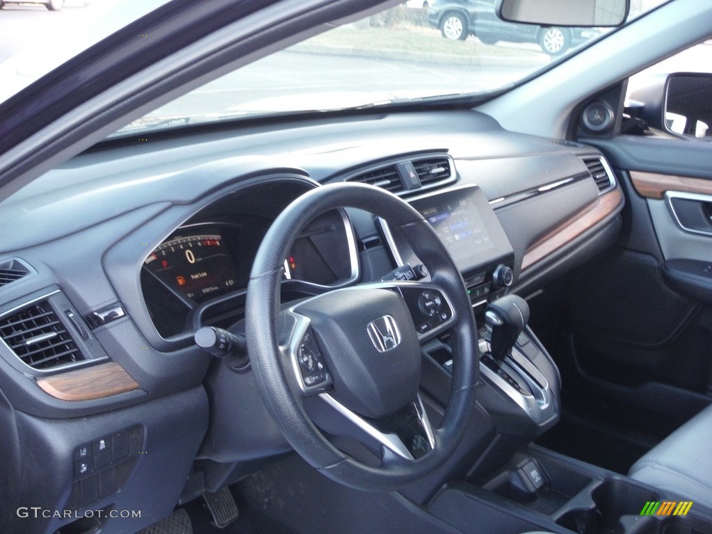 2019 CR-V EX AWD - Gunmetal Metallic / Gray photo #14