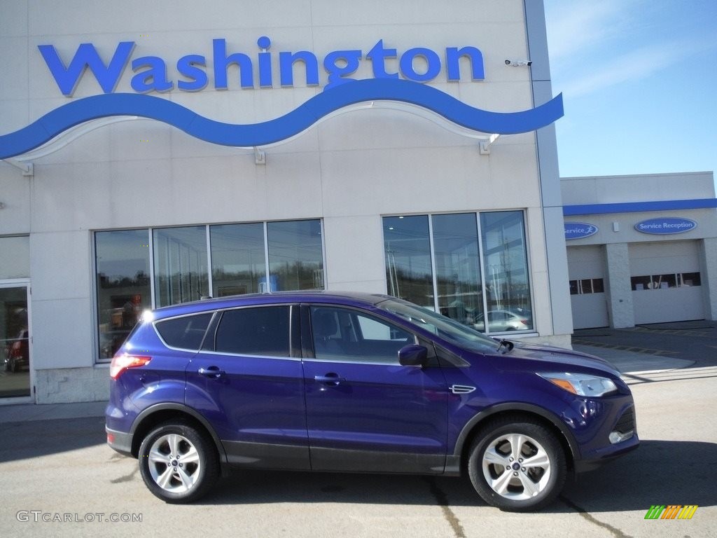 2016 Escape SE 4WD - Deep Impact Blue Metallic / Charcoal Black photo #2