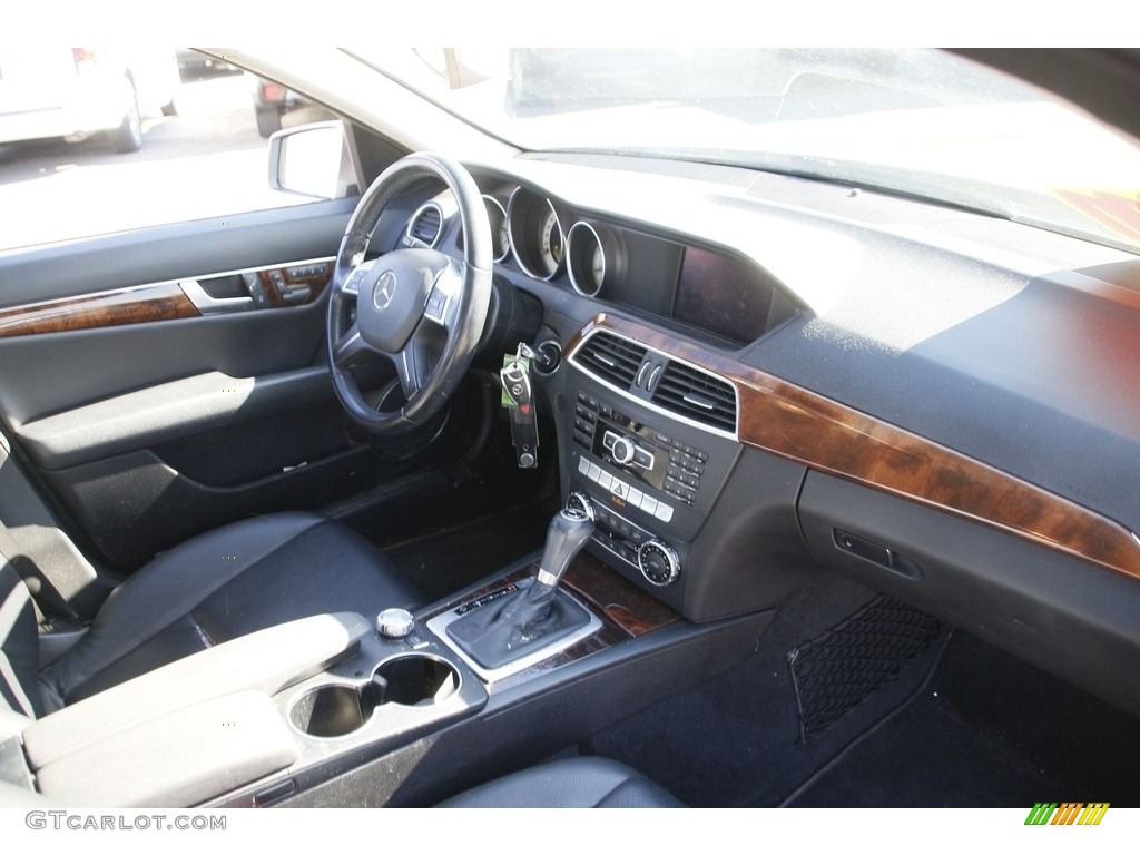 2012 C 300 Luxury 4Matic - Palladium Silver Metallic / Black photo #15