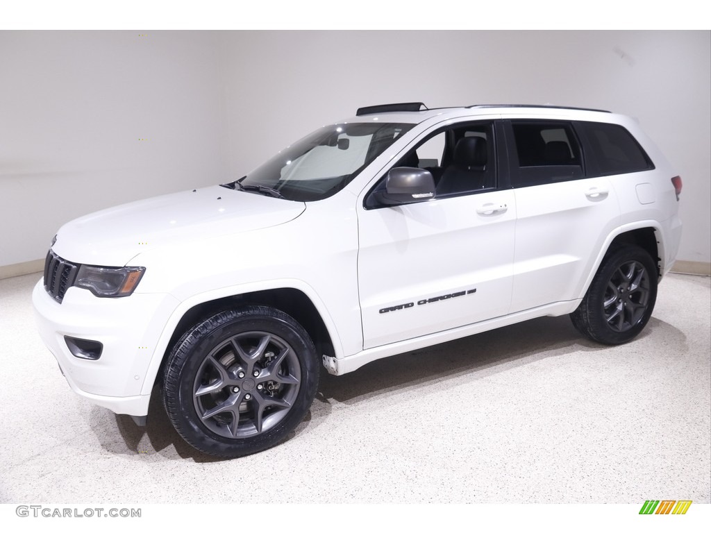 2021 Grand Cherokee Limited 4x4 - Bright White / Black photo #3