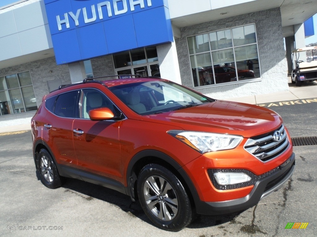 2015 Santa Fe Sport 2.4 AWD - Canyon Copper / Beige photo #1