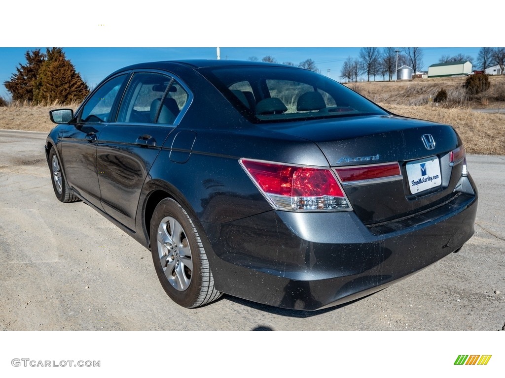 2011 Accord SE Sedan - Polished Metal Metallic / Black photo #6