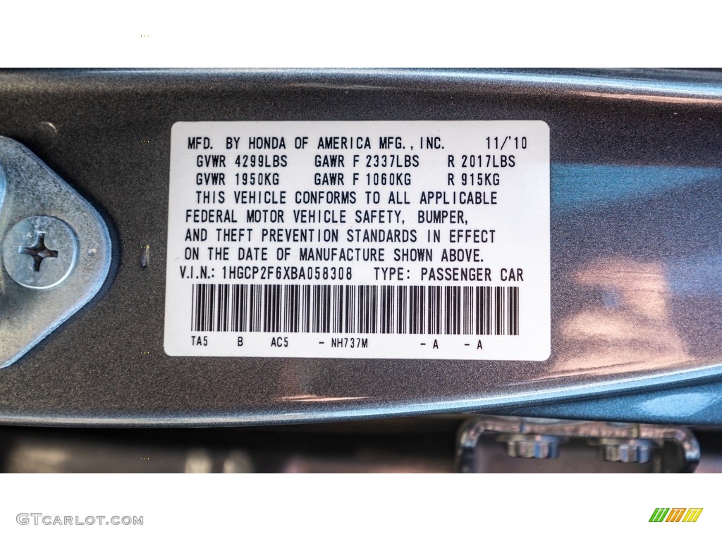 2011 Accord SE Sedan - Polished Metal Metallic / Black photo #36