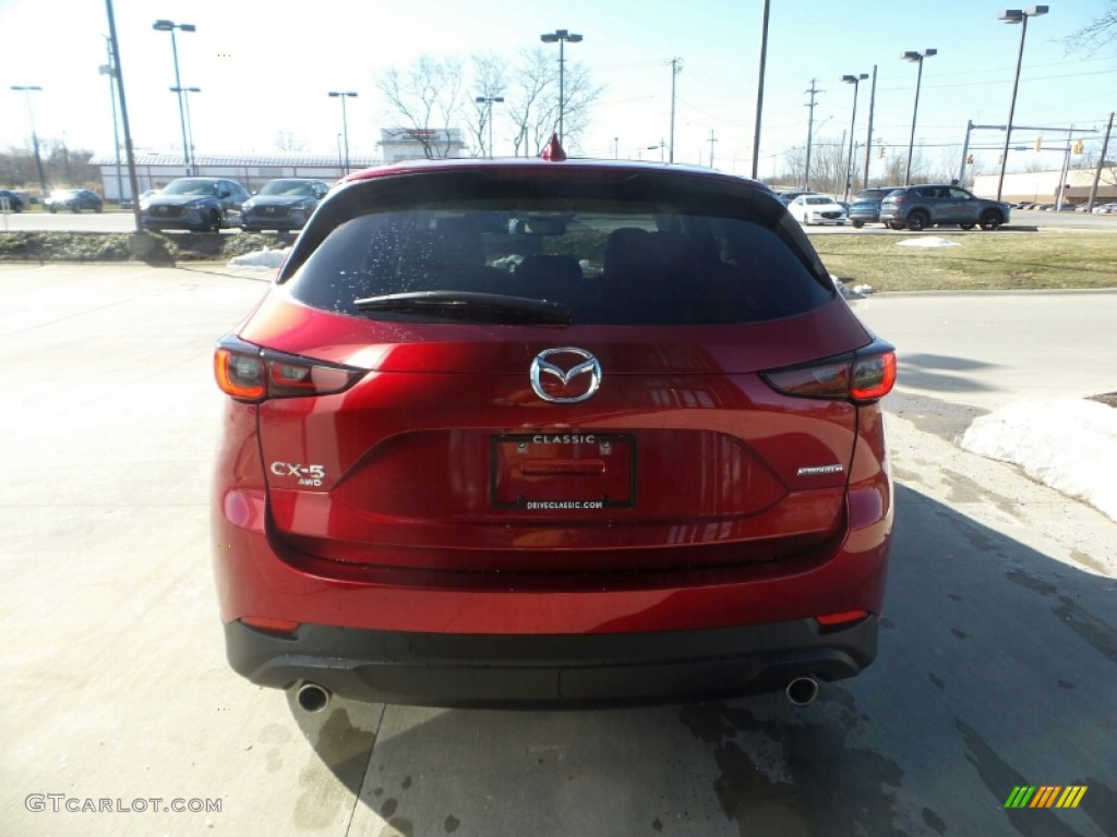 2022 CX-5 S Preferred AWD - Soul Red Crystal Metallic / Parchment photo #5