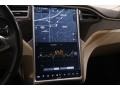 2015 Tesla Model S Tan Interior Controls Photo