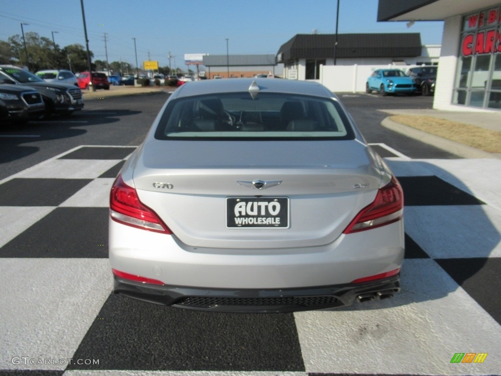 2019 Genesis G70 RWD - Santiago Silver / Black photo #4