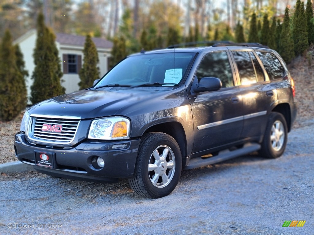 2007 Envoy SLE 4x4 - Steel Gray Metallic / Light Gray photo #1