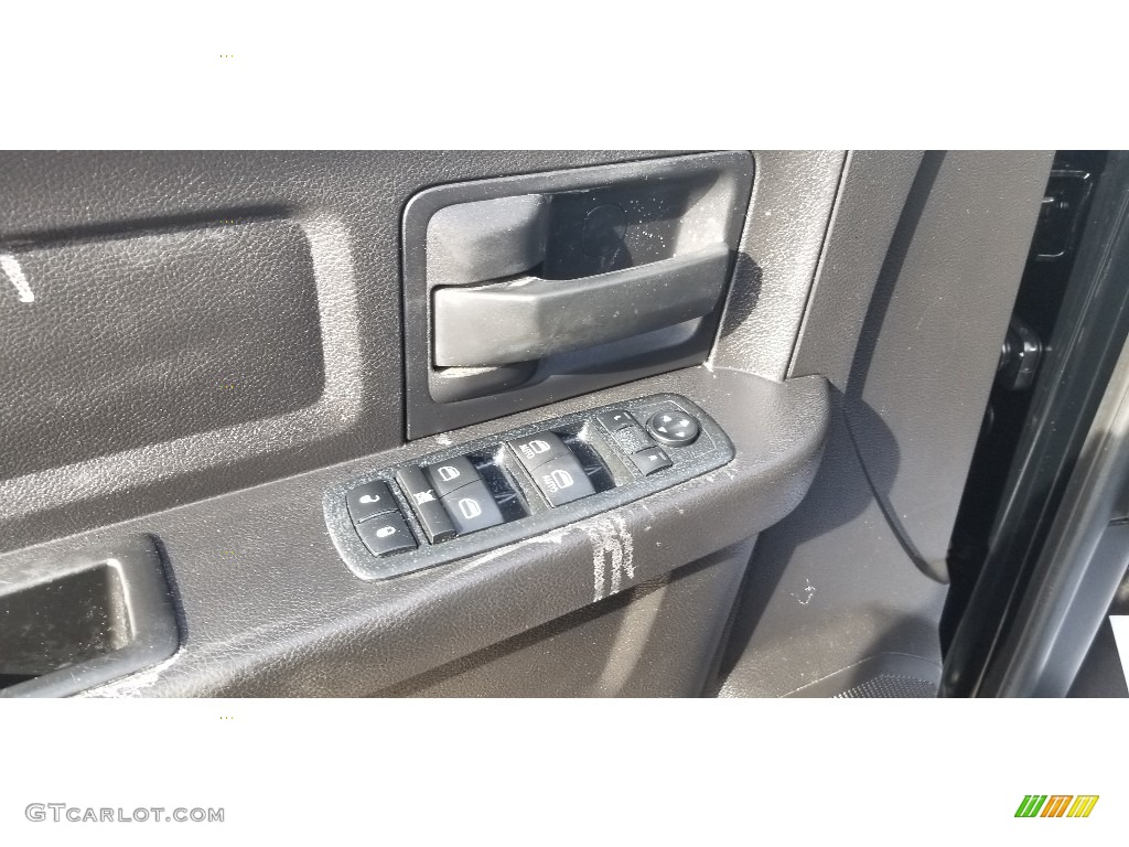 2014 1500 Express Quad Cab 4x4 - Black / Black/Diesel Gray photo #12