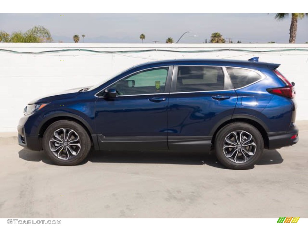 Obsidian Blue Pearl 2020 Honda CR-V EX Exterior Photo #143850880