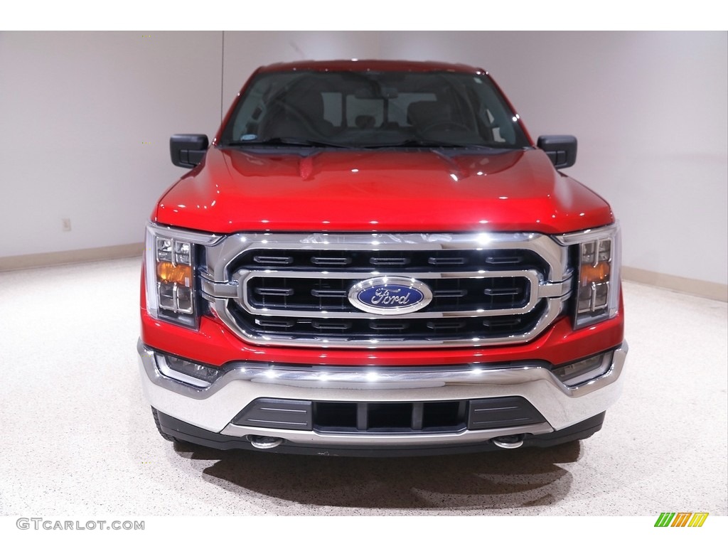 2021 F150 Lariat SuperCrew 4x4 - Rapid Red / Medium Dark Slate photo #2