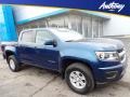 2019 Pacific Blue Metallic Chevrolet Colorado WT Crew Cab 4x4 #143847594