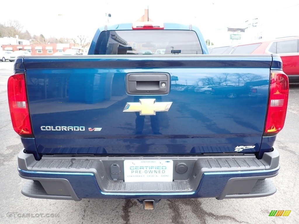 2019 Colorado WT Crew Cab 4x4 - Pacific Blue Metallic / Jet Black/Dark Ash photo #4