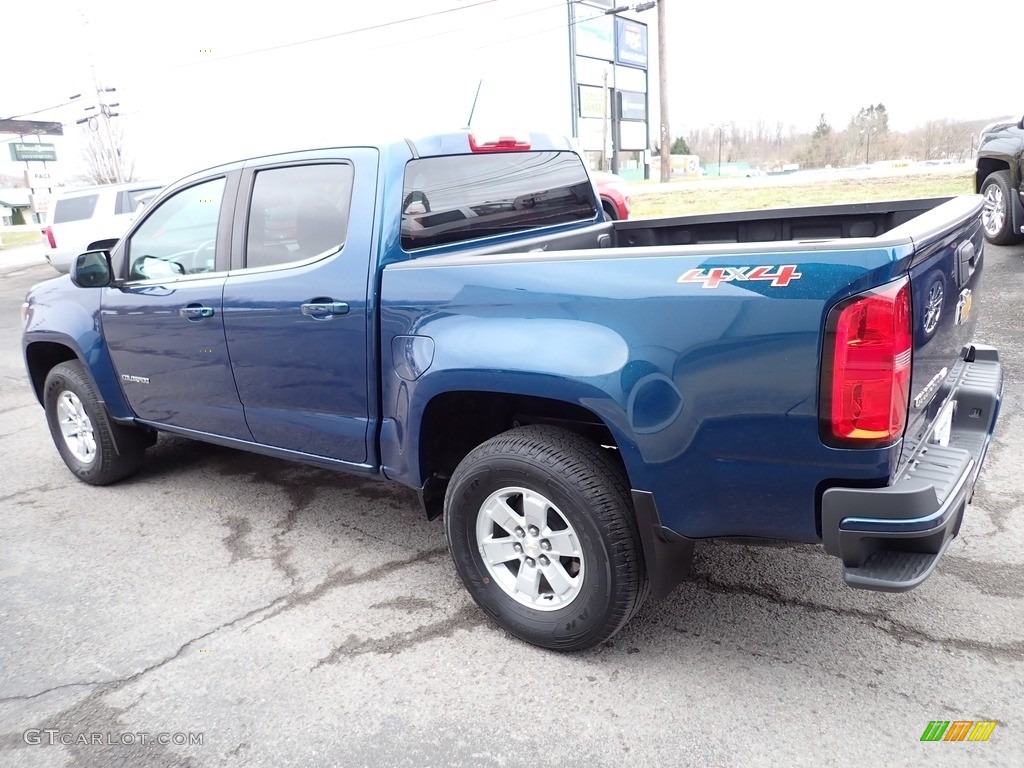 2019 Colorado WT Crew Cab 4x4 - Pacific Blue Metallic / Jet Black/Dark Ash photo #5