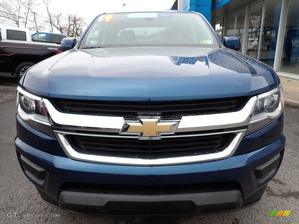 2019 Colorado WT Crew Cab 4x4 - Pacific Blue Metallic / Jet Black/Dark Ash photo #8