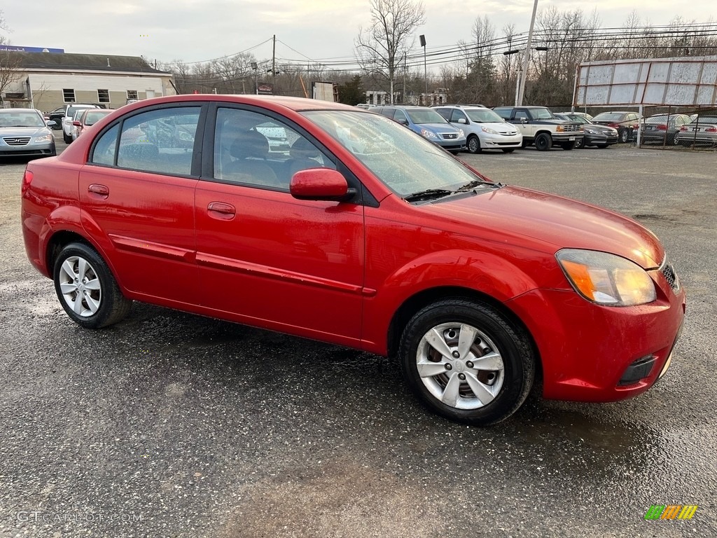2011 Rio LX - Sunset Orange / Beige photo #3