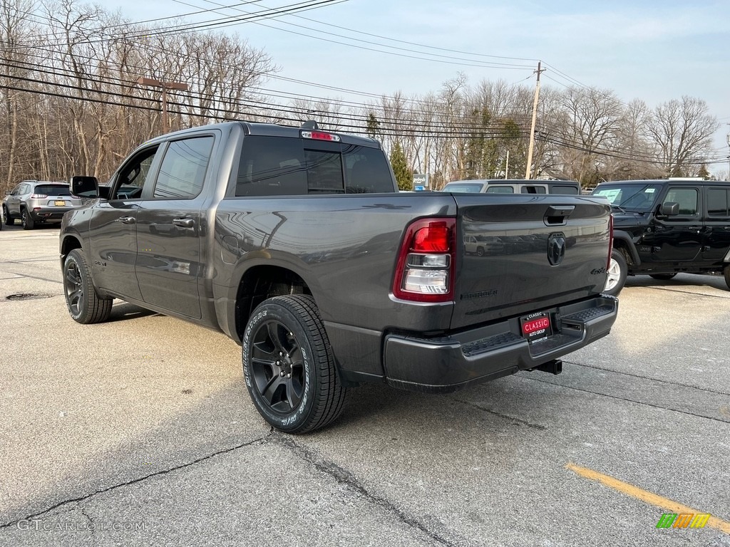 2022 1500 Big Horn Night Edition Crew Cab 4x4 - Granite Crystal Metallic / Black photo #9