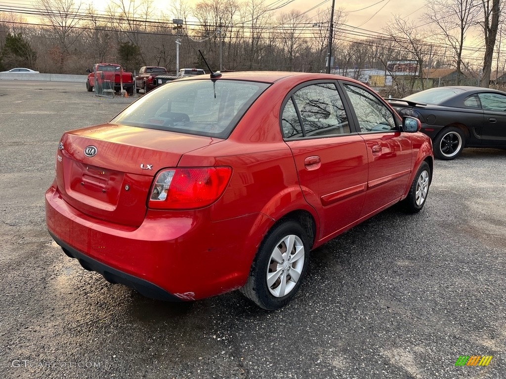 2011 Rio LX - Sunset Orange / Beige photo #6