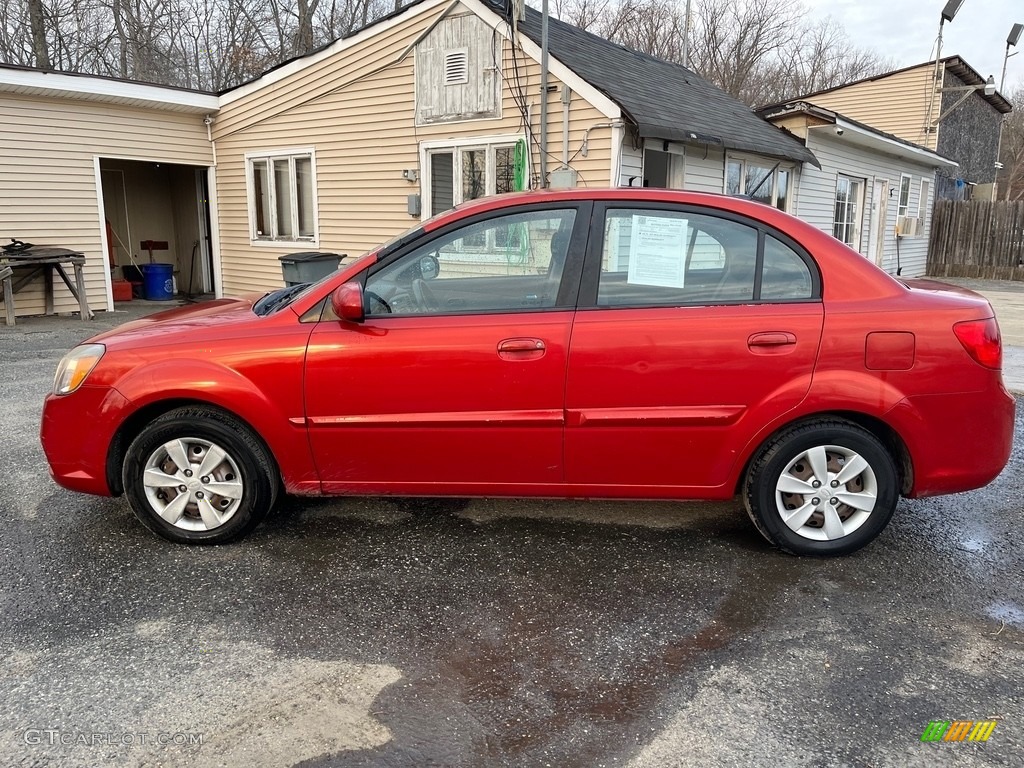 2011 Rio LX - Sunset Orange / Beige photo #9