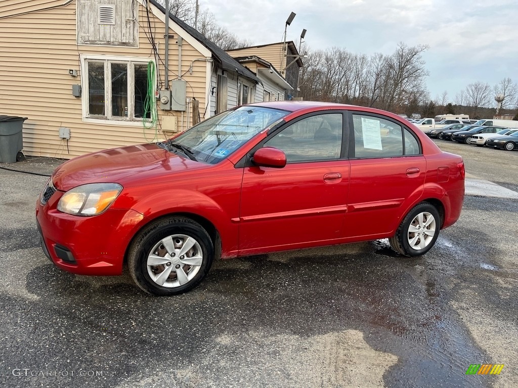 2011 Rio LX - Sunset Orange / Beige photo #10