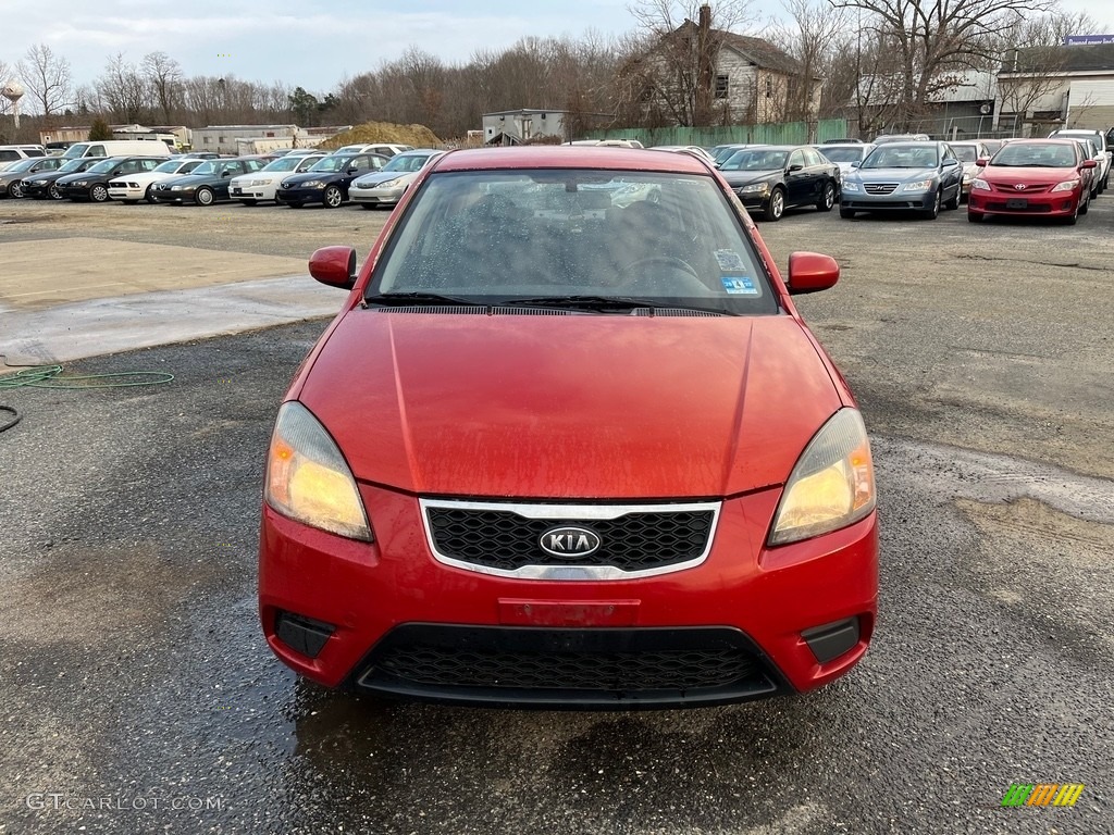 2011 Rio LX - Sunset Orange / Beige photo #12