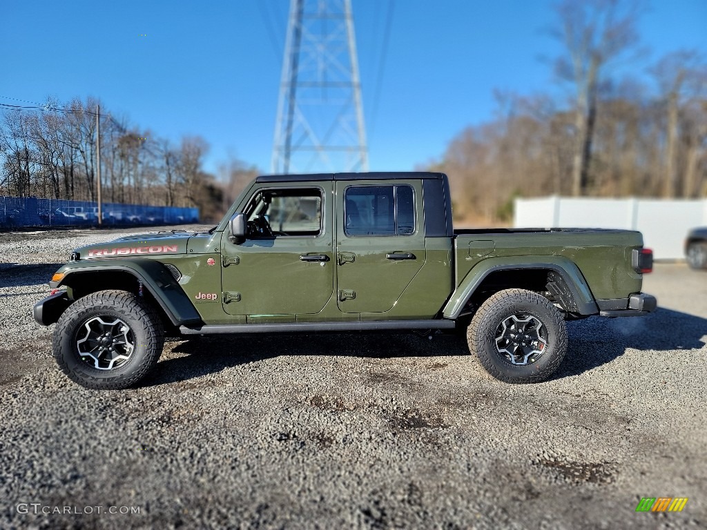 2022 Gladiator Rubicon 4x4 - Sarge Green / Black photo #3