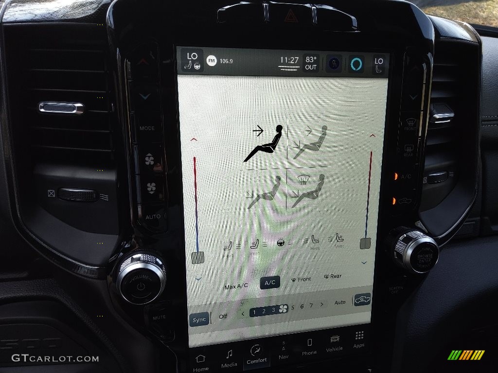 2022 Ram 1500 Laramie G/T Crew Cab 4x4 Controls Photo #143855953