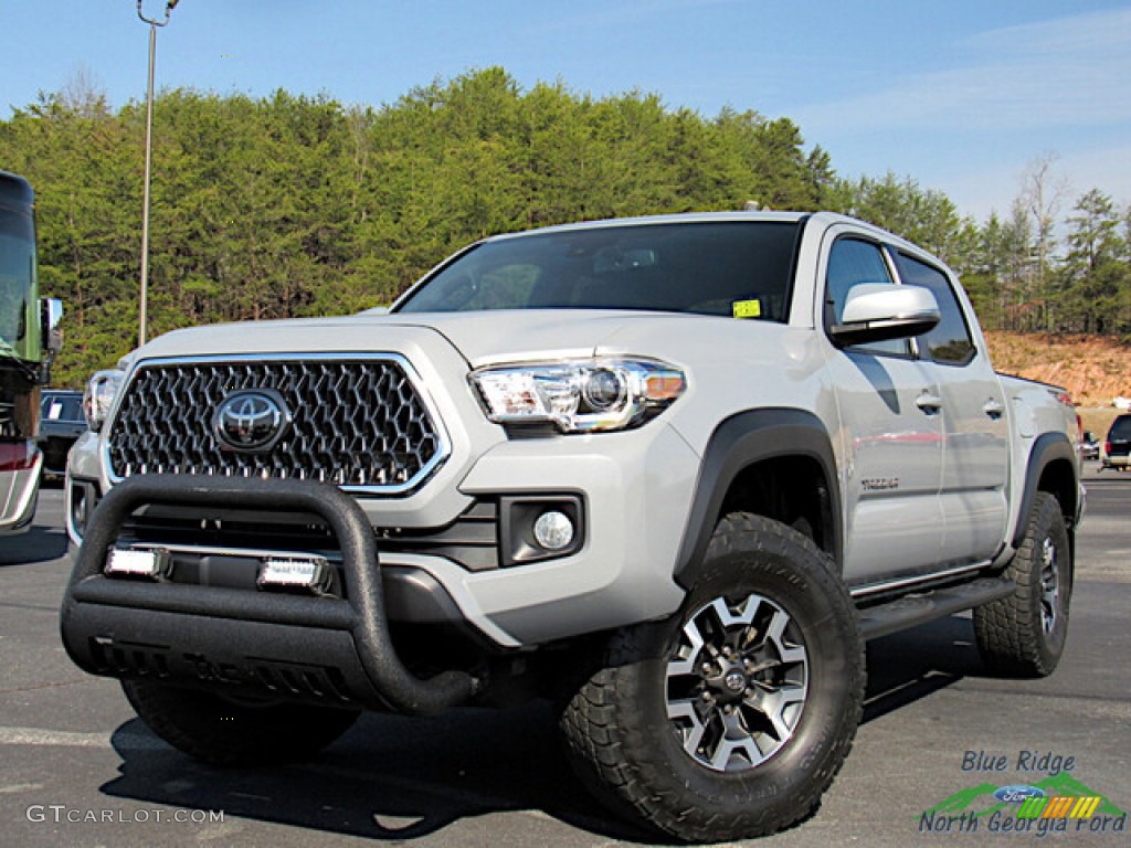 2019 Tacoma TRD Sport Double Cab 4x4 - Cement Gray / TRD Graphite photo #1