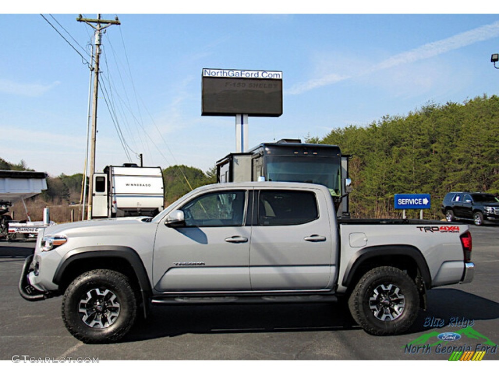 2019 Tacoma TRD Sport Double Cab 4x4 - Cement Gray / TRD Graphite photo #2