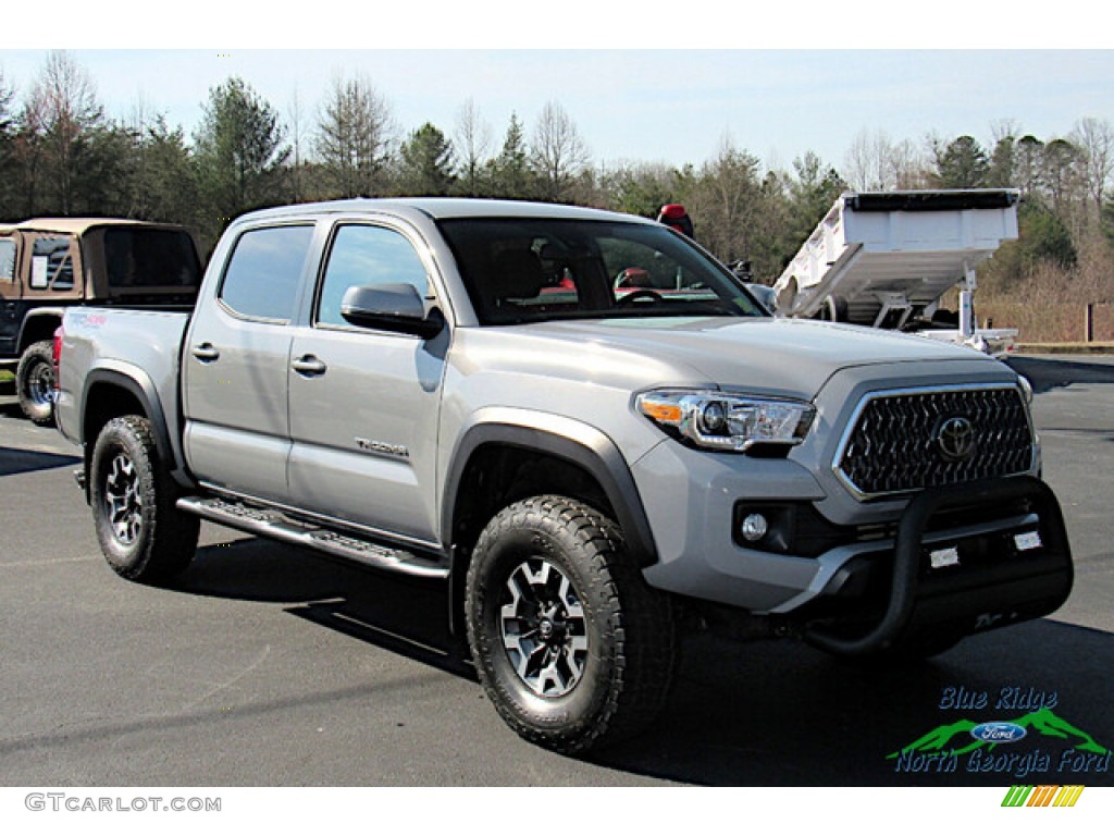 2019 Tacoma TRD Sport Double Cab 4x4 - Cement Gray / TRD Graphite photo #7