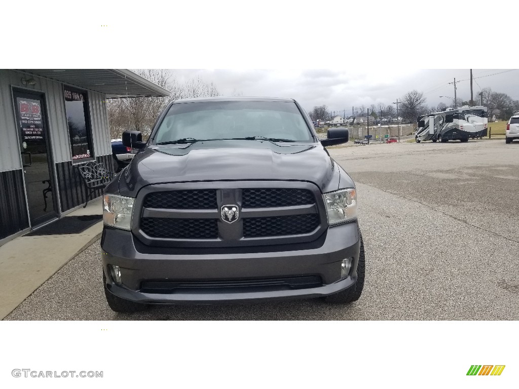 2014 1500 Express Crew Cab 4x4 - Maximum Steel Metallic / Black/Diesel Gray photo #2