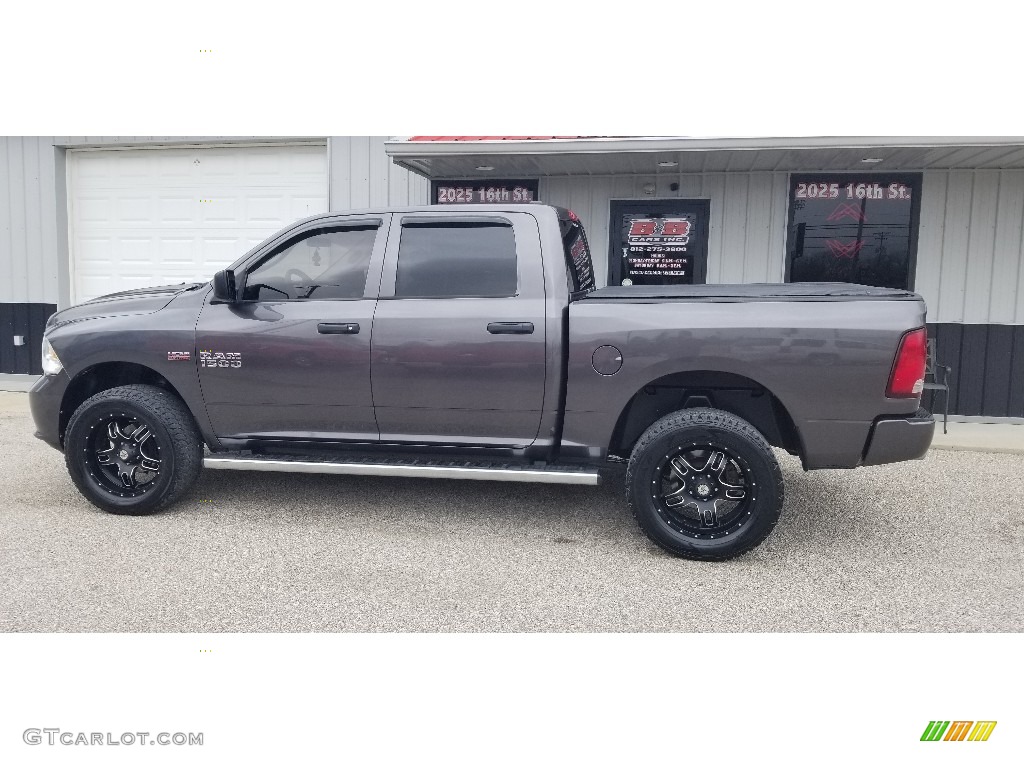 2014 1500 Express Crew Cab 4x4 - Maximum Steel Metallic / Black/Diesel Gray photo #5