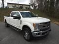 2018 White Platinum Ford F350 Super Duty Lariat Crew Cab 4x4  photo #6