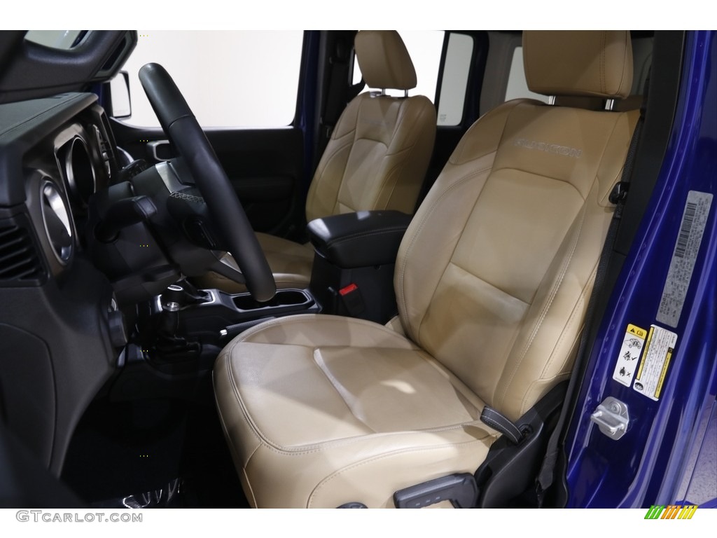 2018 Wrangler Unlimited Rubicon 4x4 - Ocean Blue Metallic / Black/Heritage Tan photo #5