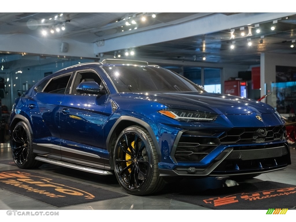 Blu Astraeus Metallic 2019 Lamborghini Urus AWD Exterior Photo #143858377